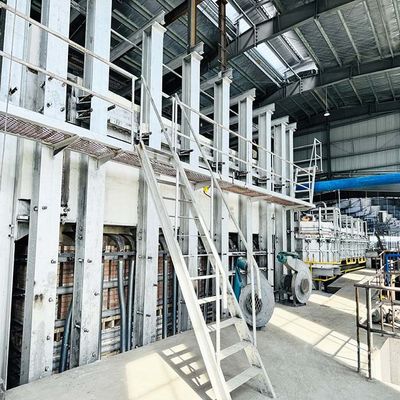 ซื้อ เตาหลอมแก้วทนไฟแบบ End Fired ขนาด 120Tpd สำหรับภาชนะแก้ว online manufacture