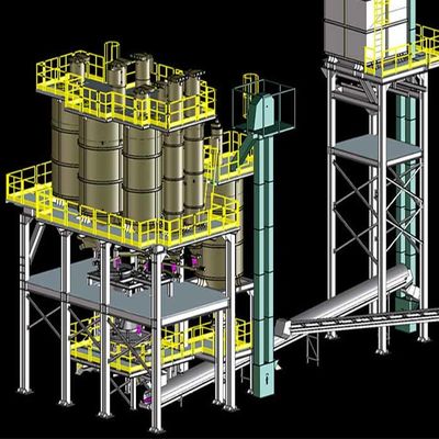 ซื้อ การจัดการทางเศรษฐกิจ 60tpd Glass Batch Plant สำหรับขวดแก้ว online manufacture