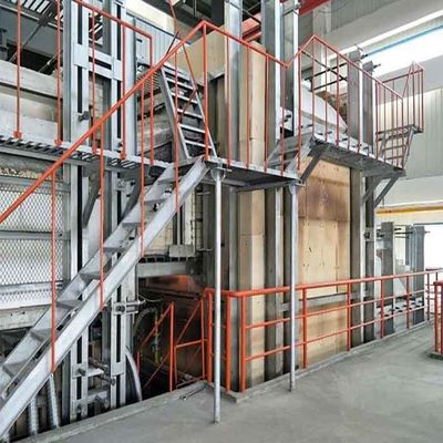 ซื้อ Customized 380V End Fired Furnace Refractory Material Glass Furnace With Natural Gas Burner online manufacture