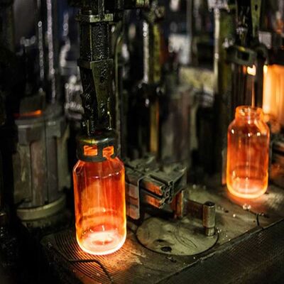 ซื้อ สายการผลิตแก้วภาชนะขนาดกำหนดเอง เครื่องขึ้นรูปขวด 380V online manufacture